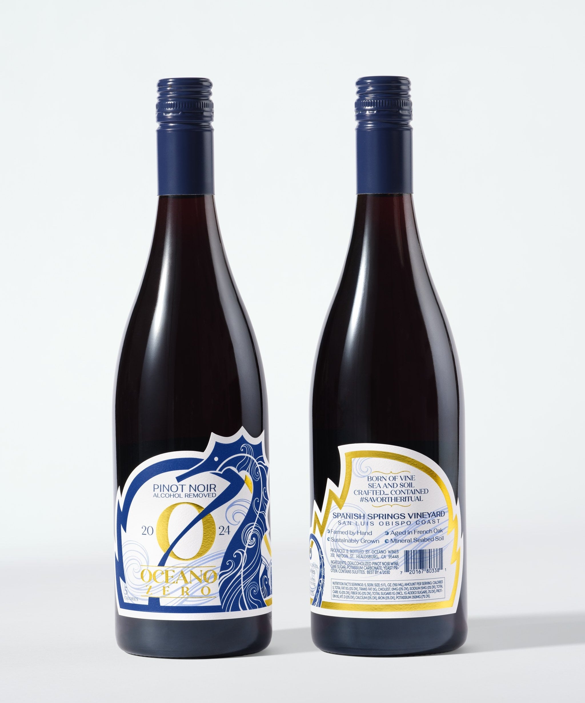 2024 Pinot Noir — front and back labels