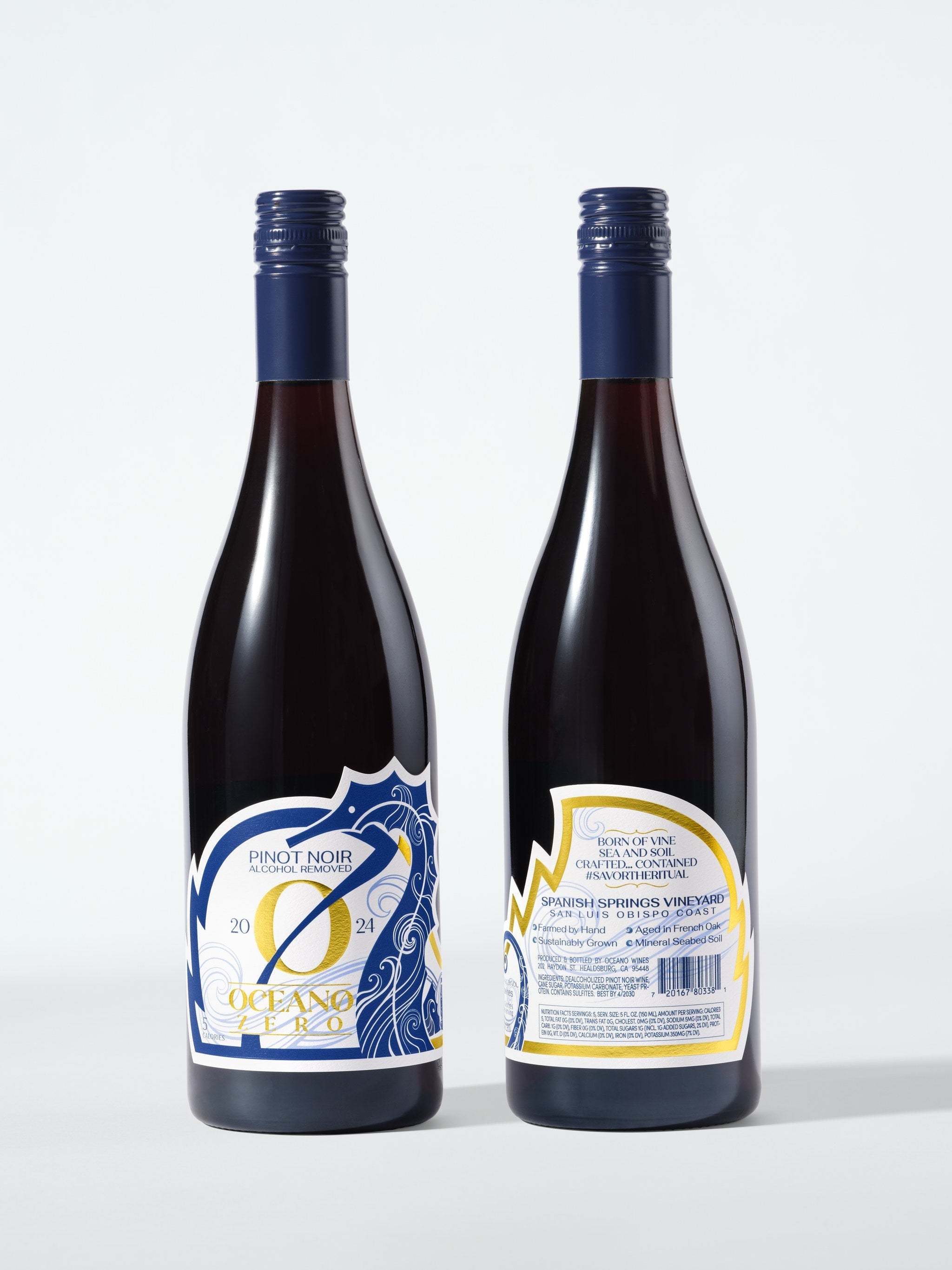 2024 Pinot Noir — front and back labels